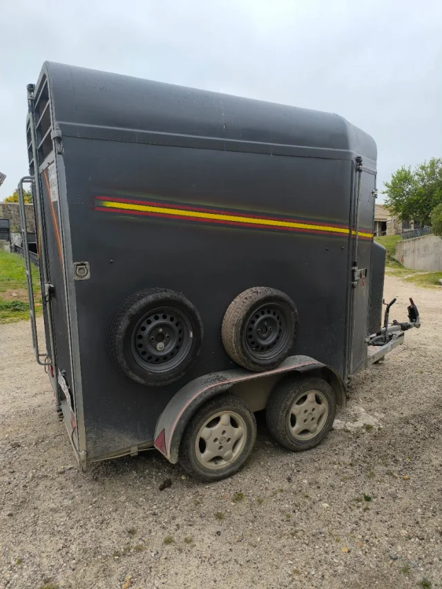 Remorque pour bétail Chevaux – Double Essieu josso-sarl-electro